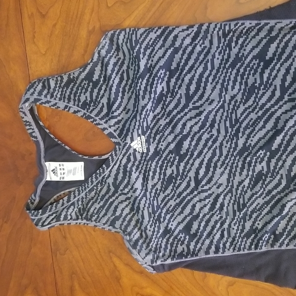 ADIDAS techfit zebra tank top - Picture 2 of 7
